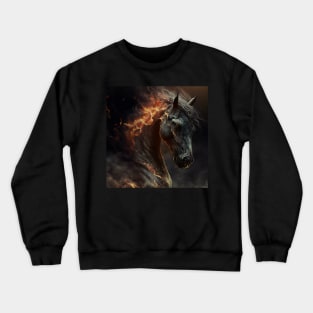 Demon horse Crewneck Sweatshirt